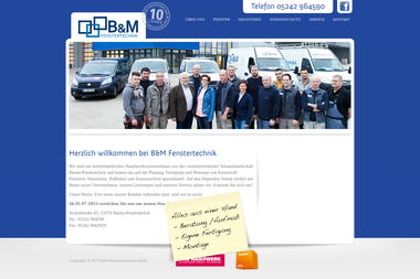 bm-fenstertechnik.de - Fenstermonteur Rheda-Wiedenbrück