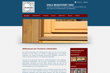 luetkefedder-tischlerei.de - Fenstermonteur Paderborn