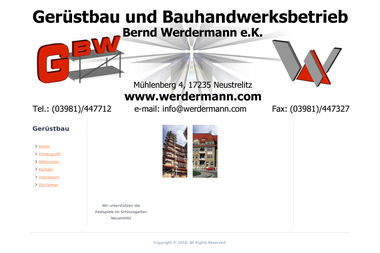 werdermann.com - Bausanierung Neustrelitz