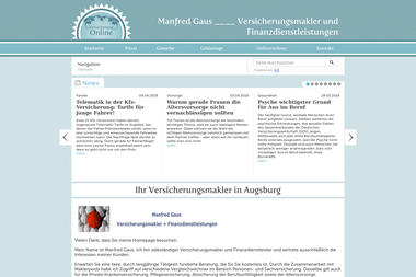 manfred-gaus.de - Versicherungsmakler Augsburg