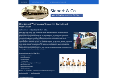 siebert-umzuege.de - Umzugsunternehmen Bayreuth