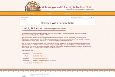 helbig-partner-versicherungen.de - Versicherungsmakler Dresden