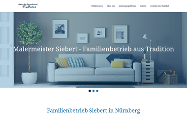 malermeister-siebert.de - Malerbetrieb Nürnberg