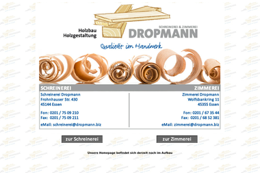 dropmann.biz - Tischler Essen