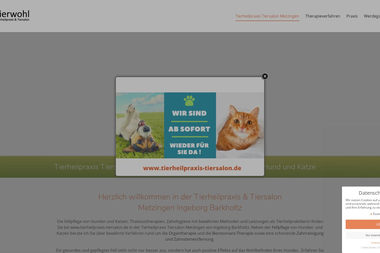 Tierwohl Tierheilpraxis&Tiersalon - Gesundheitsberater Metzingen