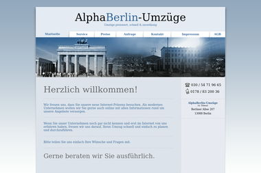 alphaberlin-umzuege.de - Umzugsunternehmen Berlin