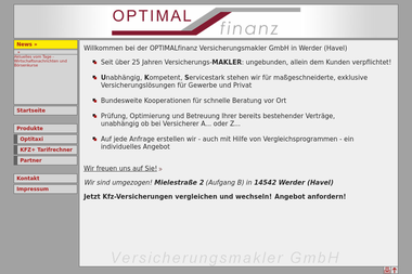 optimal-finanz.de - Versicherungsmakler Werder