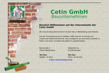 cetin-bau.de - Hochbauunternehmen Dresden