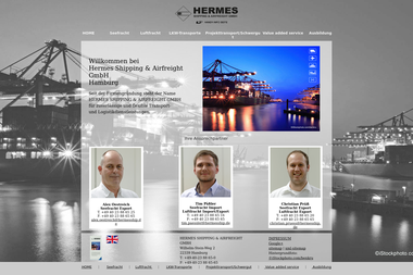 hermesship.de - Internationale Spedition Hamburg