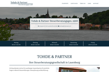 tohdeundpartner.com - Steuerberater Lauenburg