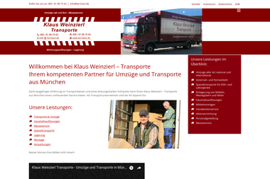 kw-trans.de - Umzugsunternehmen München