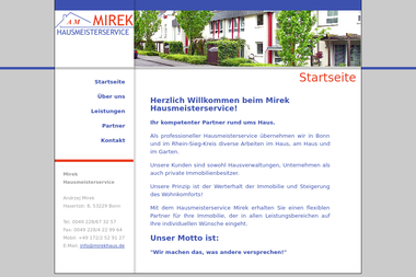 mirekhaus.de - Handwerker Bonn