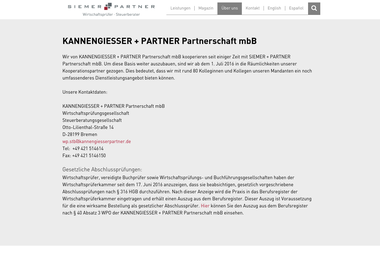 kannengiesserpartner.de - Steuerberater Bremen