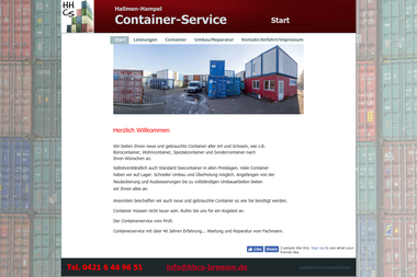 hampel-container-service.de - Containerverleih Bremen