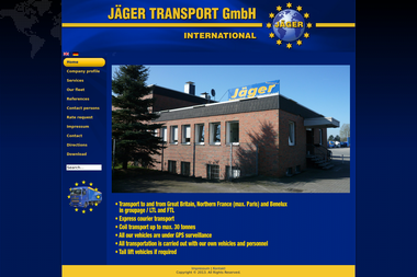 jaeger-transport.de - Internationale Spedition Bochum