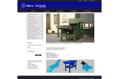 vibra-technik.de - Förderbänder Hersteller Wuppertal