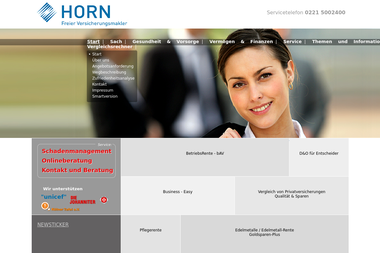 horn-versicherungsmakler.de - Finanzdienstleister Köln