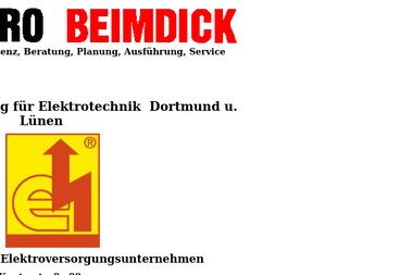 elektro-beimdick.de - Elektriker Dortmund
