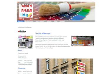 farbenhaus-liebig.de - Malerbedarf Stuttgart