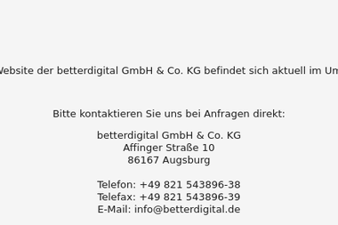 betterdigital.de - Druckerei Augsburg