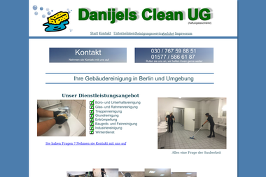 danijels-clean-ug.de - Reinigungskraft Berlin