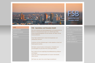 fsb-spezialbau.de - Fassadenbau Berlin