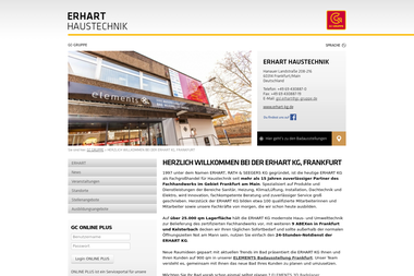 erhart-kg.de - Heizungsbauer Frankfurt