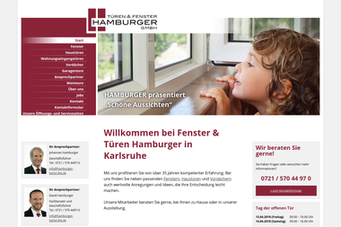 hamburger-karlsruhe.de - Fenster Karlsruhe