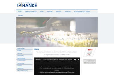 hanke-wohnart.com - Raumausstatter Seevetal