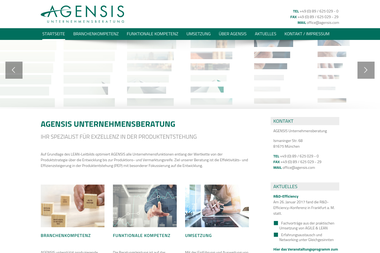 agensis.com - Unternehmensberatung München