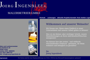 joerg-ingenbleek.de - Malerbetrieb Dortmund