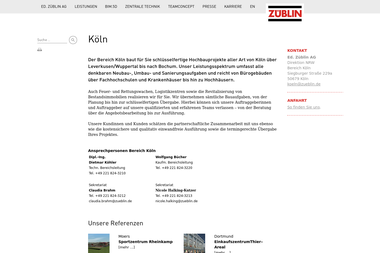 koeln.zueblin.de - Hochbauunternehmen Köln