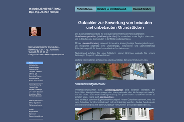 immobilienbewertung-hempel.de - Architektur Hannover