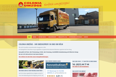 colonia-umzuege.de - Umzugsunternehmen Köln