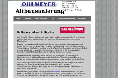 ohlmeyer-gmbh.de - Bausanierung München