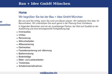 bauidee.info - Hochbauunternehmen München