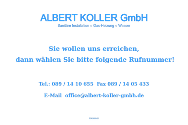 albert-koller-gmbh.de - Heizungsbauer München