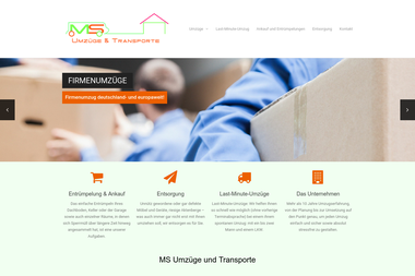 ms-umzug.com - Unternehmen für andere Transporte Stuttgart