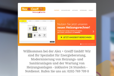 alex-greiff.de - Heizungsbauer Wuppertal