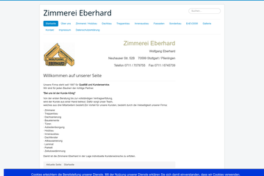 zimmerei-eberhard.de - Zimmerei Stuttgart