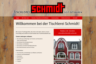 schmidttischlerei.de - Fenstermonteur Hamburg