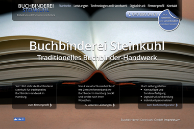 buchbinderei-steinkuhl.de - Druckerei Hamburg