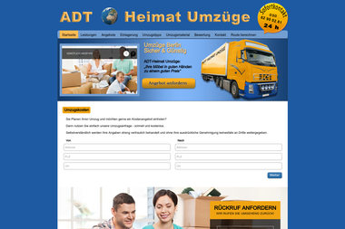 adt-heimatumzuege.de - Unternehmen für andere Transporte Berlin