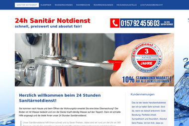 sanitaernotdienst-24std.de - Wasserinstallateur Berlin