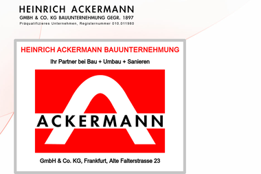 heinrichackermann-bau.de - Hochbauunternehmen Frankfurt