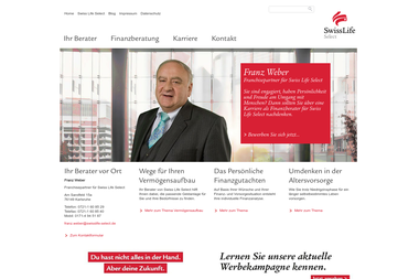 swisslife-select.de/franz-weber - Finanzdienstleister Landau