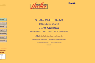 streller-elektro.de - Elektriker Glashütte