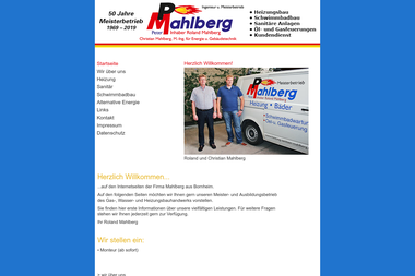 heizung-sanitaer-mahlberg.de - Heizungsbauer Bornheim