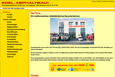 edel-asphaltbau.de - Straßenbauunternehmen Bornheim