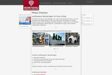 mega-displays.de - Werbeagentur Hannover